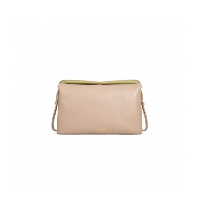CELINE TRIO FLAP IN SMOOTH LAMBSKIN 10P862O86.03SA (22.5*13*3.5cm)